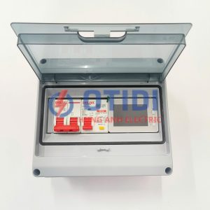Hộp Điện Đấu Sẵn Sạc Xe Điện Tại Nhà 7.4kW (Mẫu Số 01) – Mã HDDS.M01 | Tủ Điện Sạc Ô Tô Điện VinFast, BYD Chuyên Dụng Tích Hợp MCB, RCBO Chống Giật & Màn Hình KEWEISI KWS-302